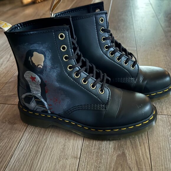 Custom Marvel Dr Martens boots